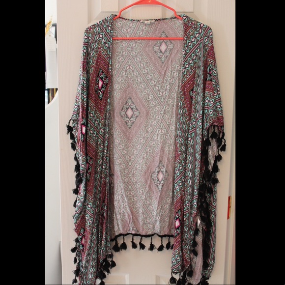 Pacsun Colorful Kimono - Picture 1 of 3